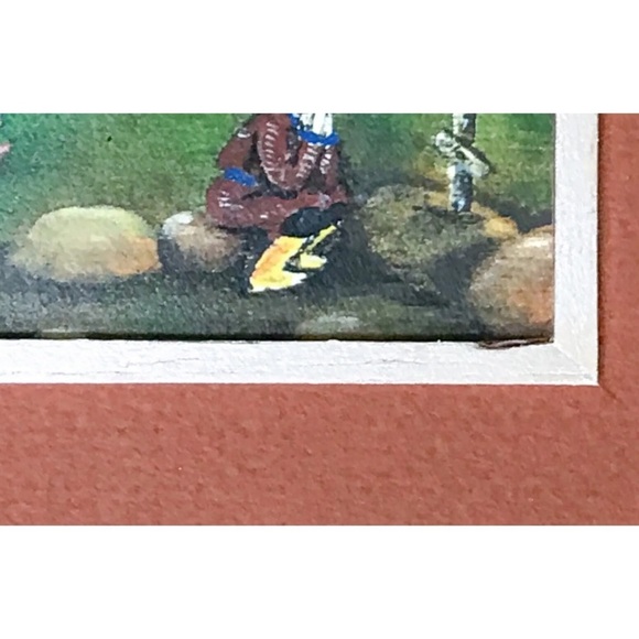 Vintage Upuha Art Print Grieving Man Russian Orthodox Church Eclectic - Picture 3 of 5